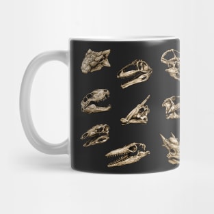 Dinosaur Skull Stickers Set 2 Mug